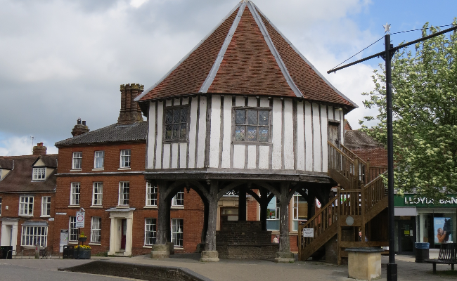Market Cross historic building in Wymondham